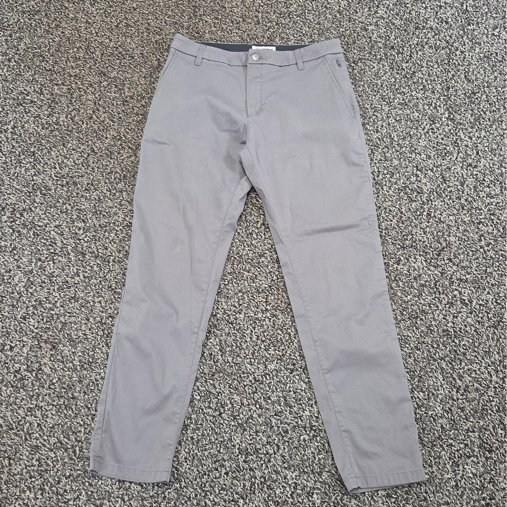 Bird Dogs Pants Mens 32x32 Gray Chino Golf Performance Boomstick Stretch Casual